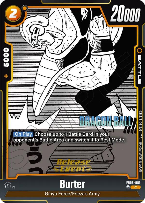 Burter [Manga Booster 02 Release Event Cards] | Total Play