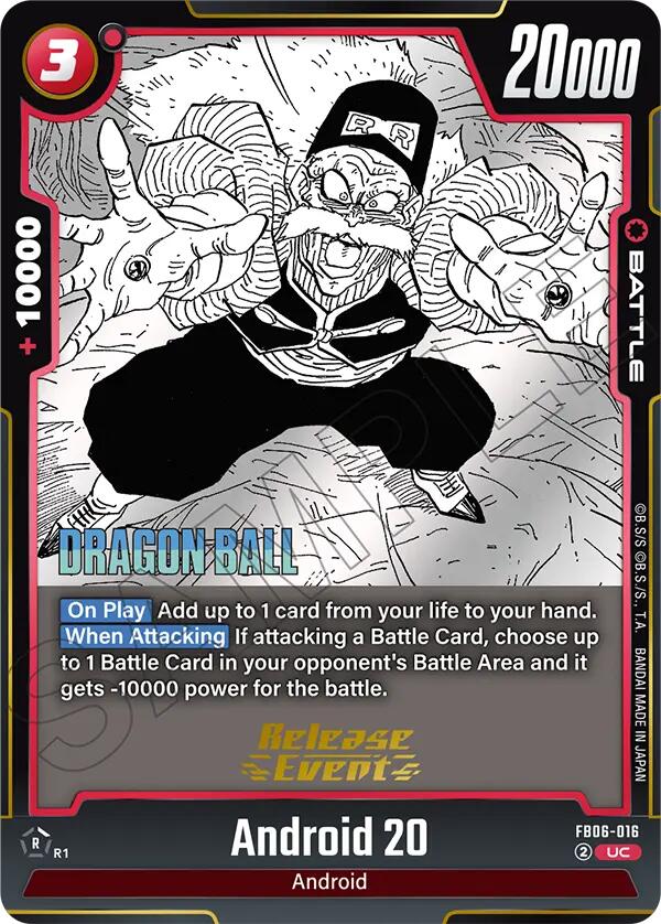 Android 20 [Manga Booster 02 Release Event Cards] | Total Play