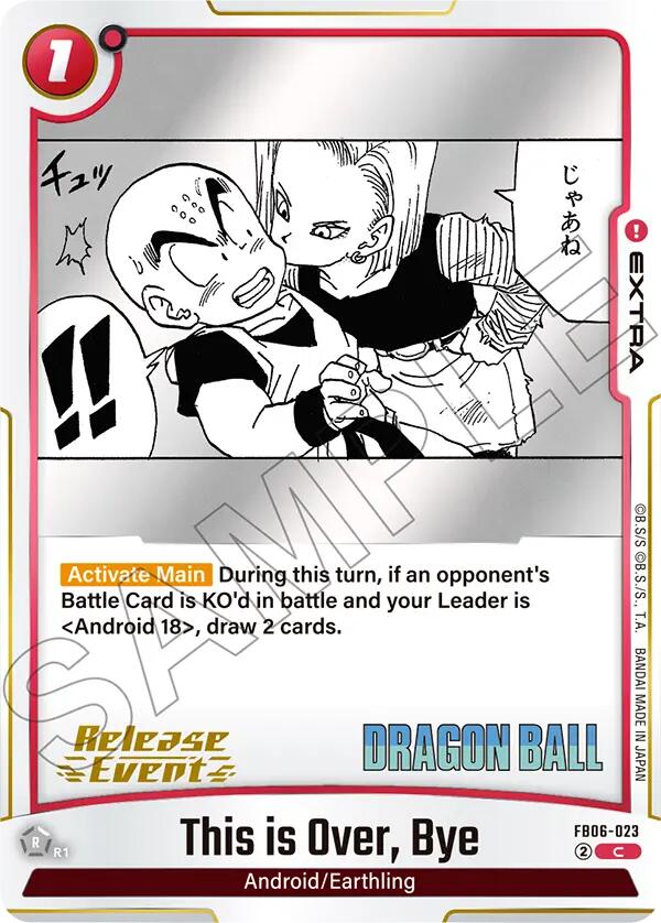 This is Over, Bye [Manga Booster 02 Release Event Cards] | Total Play