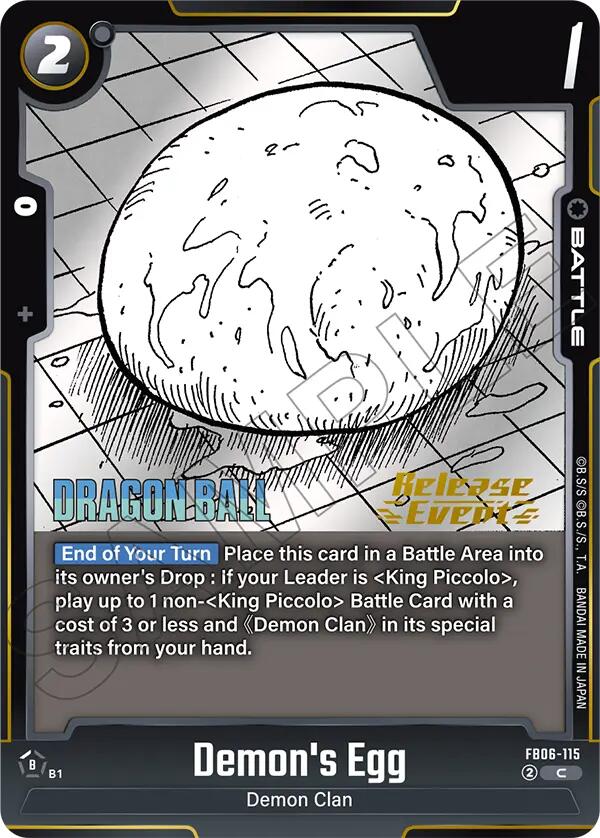 Demon's Egg [Manga Booster 02 Release Event Cards] | Total Play