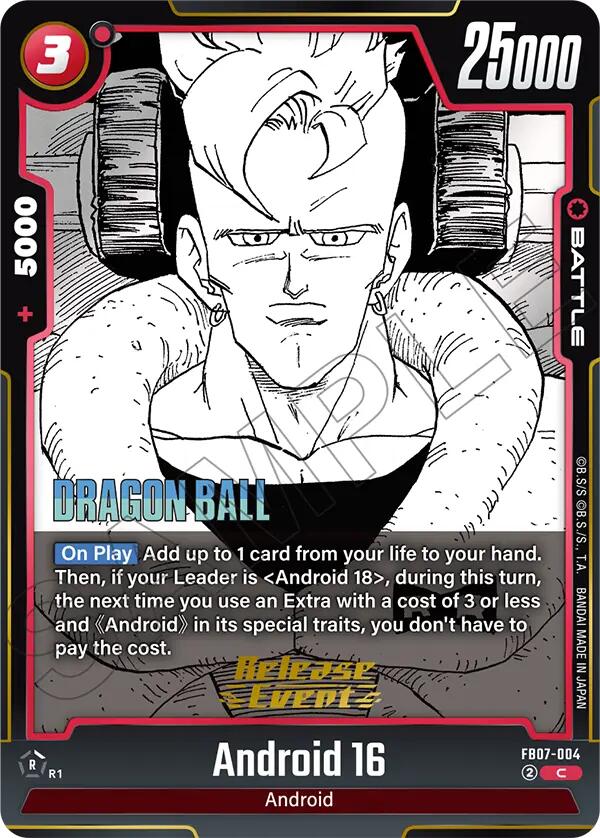Android 16 [Manga Booster 02 Release Event Cards] | Total Play