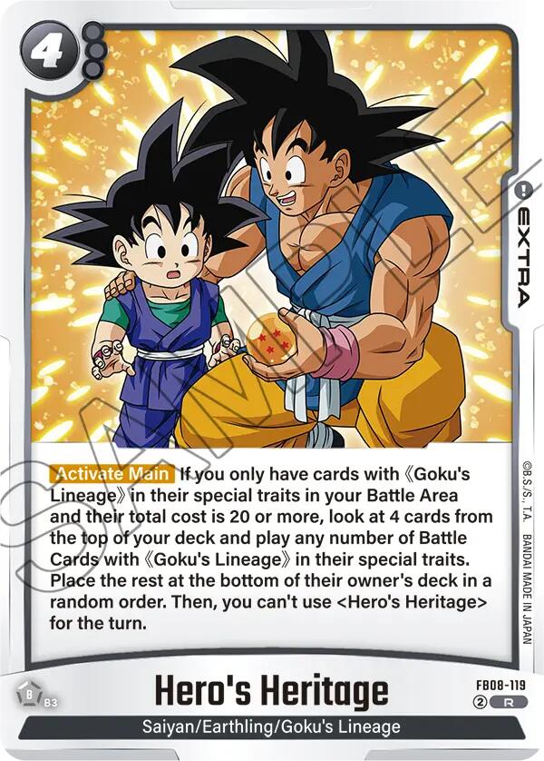 Hero's Heritage [Saiyan's Pride] | Total Play