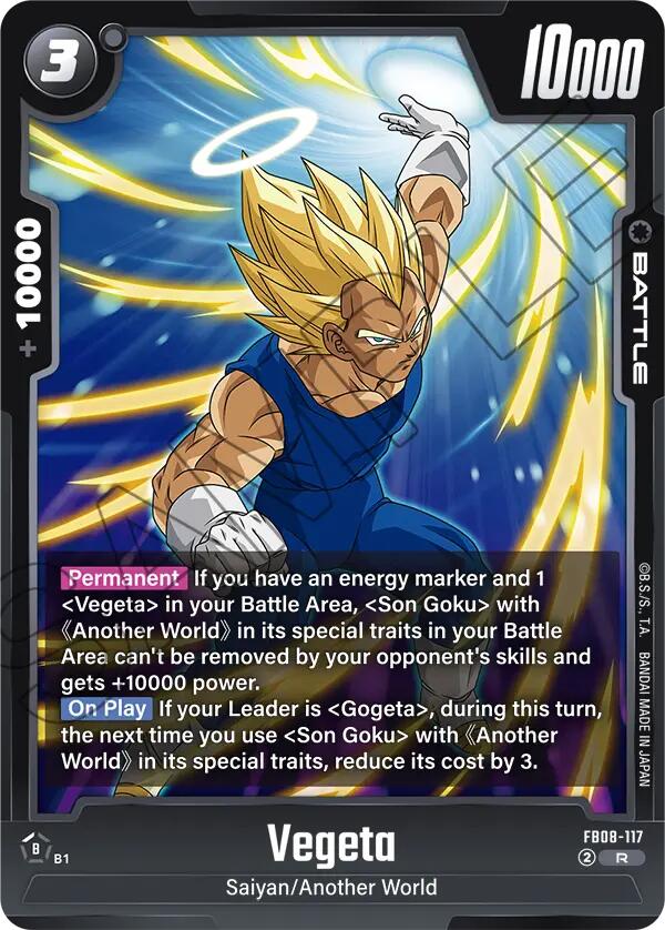 Vegeta (FB08-117) [Saiyan's Pride] | Total Play