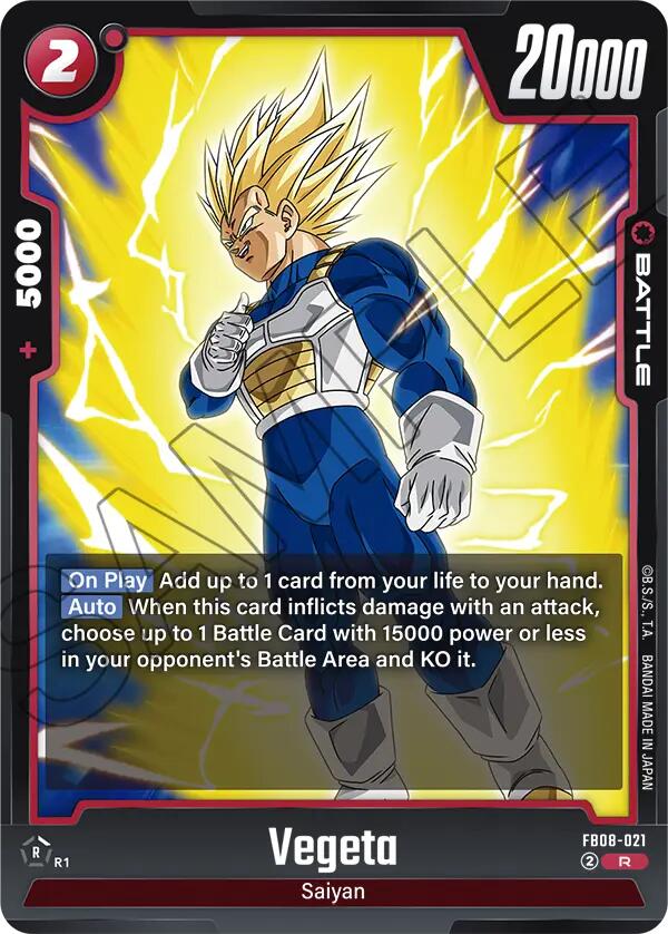 Vegeta (FB08-021) [Saiyan's Pride] | Total Play