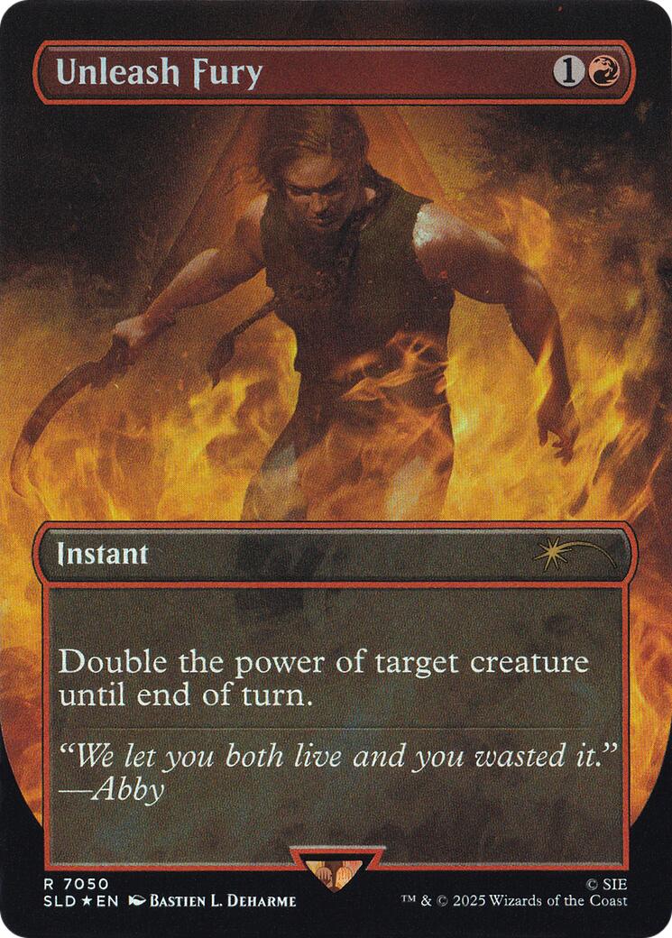 Unleash Fury (Rainbow Foil) [Secret Lair Drop Series] | Total Play