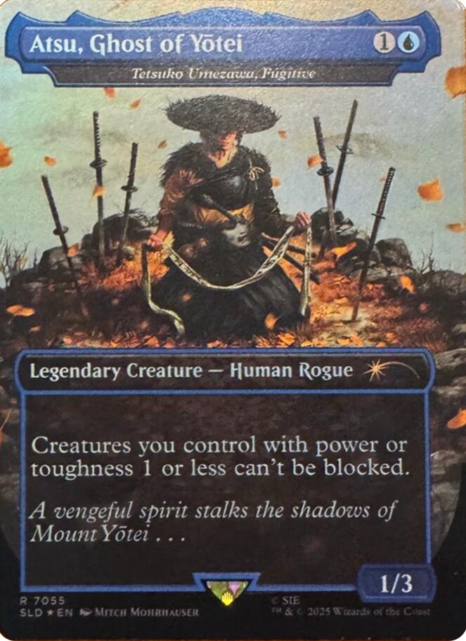 Atsu, Ghost of Yotei - Tetsuko Umezawa, Fugitive (Rainbow Foil) [Secret Lair Drop Series] | Total Play