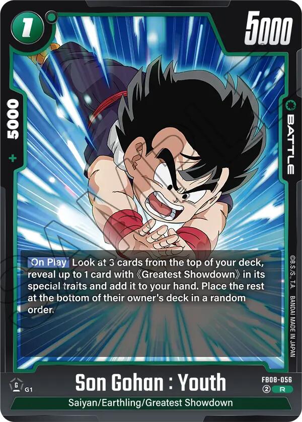 Son Gohan : Youth (FB08-056) [Saiyan's Pride] | Total Play