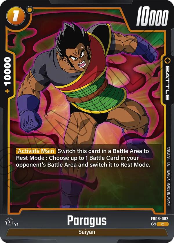 Paragus (FB08-082) [Saiyan's Pride] | Total Play