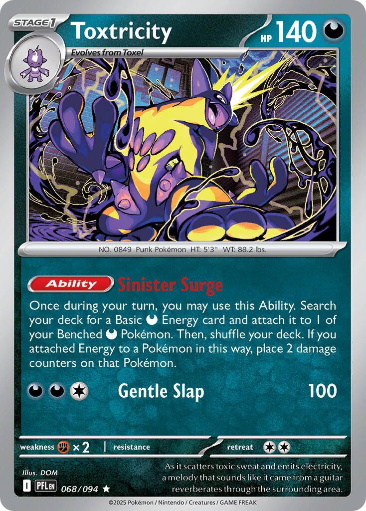 Toxtricity (068/094) (Theme Deck Exclusive) [Mega Evolution: Phantasmal Flames] | Total Play
