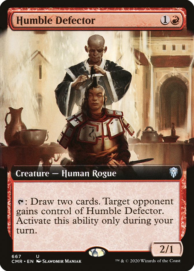 Humble Defector (Extended Art) [Commander Legends] | Total Play