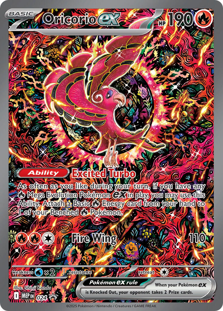 Oricorio ex (024) [Mega Evolution Promo] | Total Play