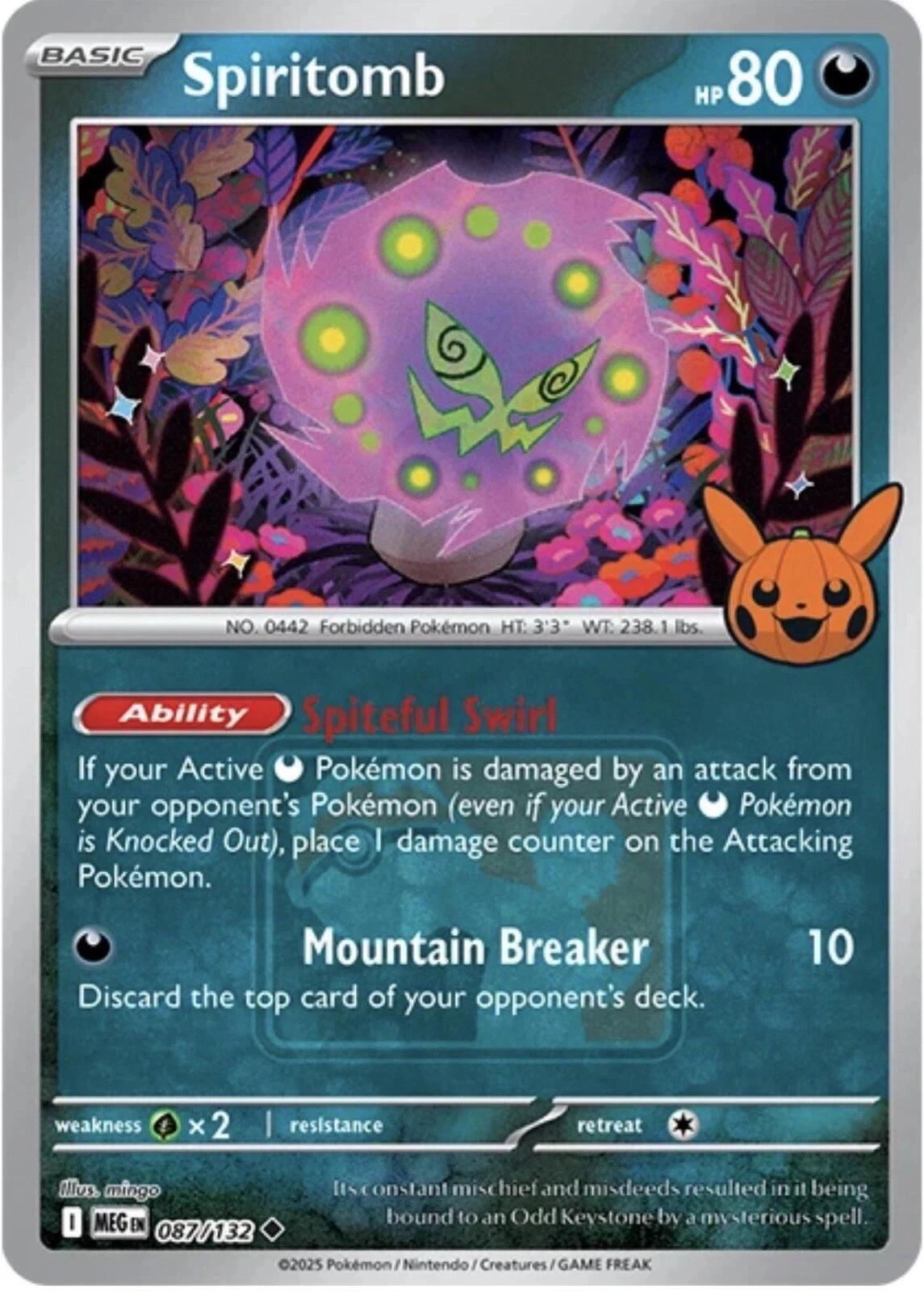 Spiritomb (087/132) (Trick or Trade Stamped) [Miscellaneous Cards] | Total Play