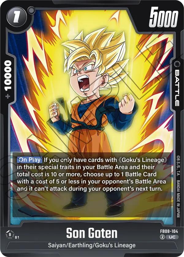 Son Goten [Saiyan's Pride] | Total Play
