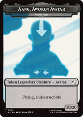 Aang, Awoken Avatar - Marit Lage // Treasure Double-Sided Token [Avatar: The Last Airbender: Eternal-Legal Tokens] | Total Play