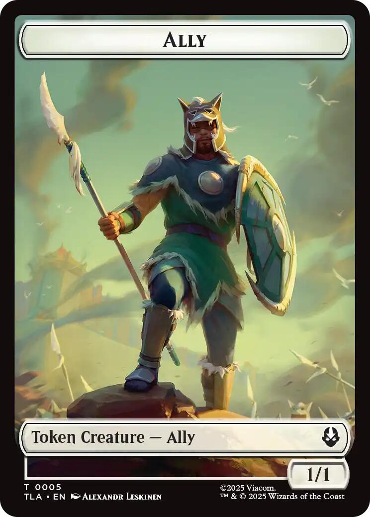 Ally (0005) // Clue (0014) Double-Sided Token [Avatar: The Last Airbender Tokens] | Total Play