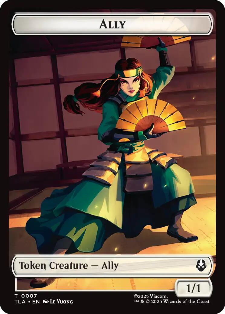 Ally (0007) // Clue (0018) Double-Sided Token [Avatar: The Last Airbender Tokens] | Total Play