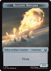 Ballistic Boulder // Soldier (0011) Double-Sided Token [Avatar: The Last Airbender Tokens] | Total Play
