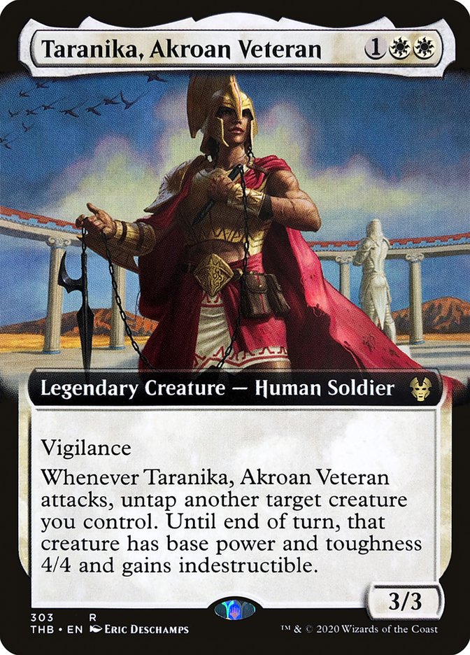 Taranika, Akroan Veteran (Extended Art) [Theros Beyond Death] | Total Play