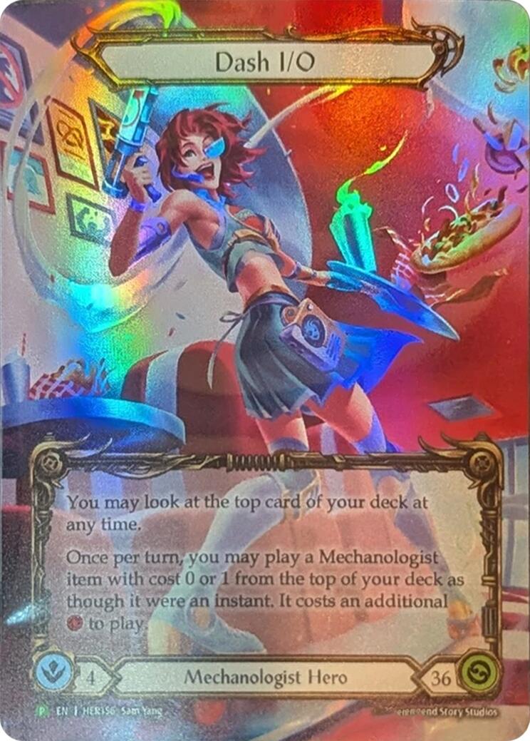 Dash I/O [HER0156] (Promo)  Rainbow Foil | Total Play
