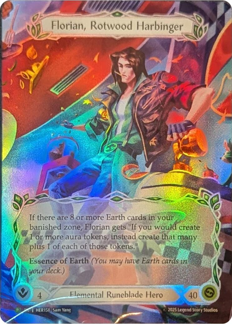 Florian, Rotwood Harbinger [HER158] (Promo)  Rainbow Foil | Total Play