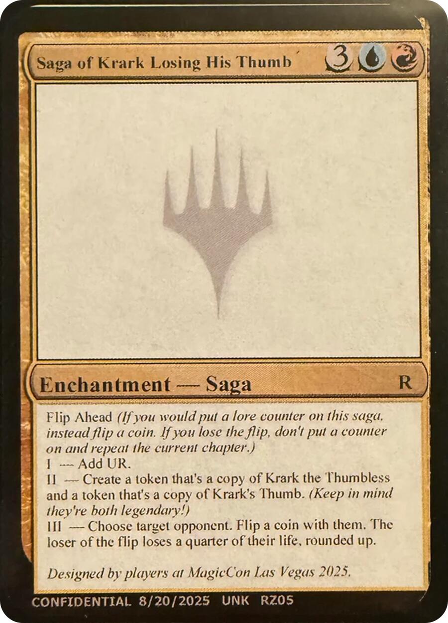 Saga of Krark Losing His Thumb [Unknown Event] | Total Play