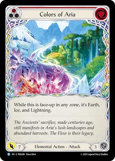 Colors of Aria [PEN206] (Compendium of Rathe)  Rainbow Foil | Total Play