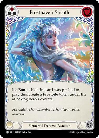 Frosthaven Sheath [PEN207] (Compendium of Rathe)  Rainbow Foil | Total Play