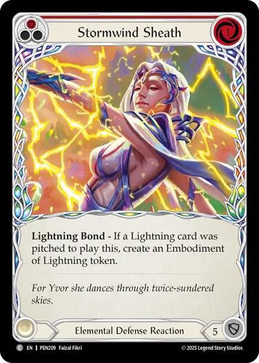 Stormwind Sheath [PEN209] (Compendium of Rathe)  Rainbow Foil | Total Play