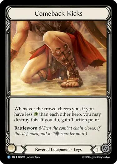 Comeback Kicks [PEN288] (Compendium of Rathe)  Cold Foil | Total Play