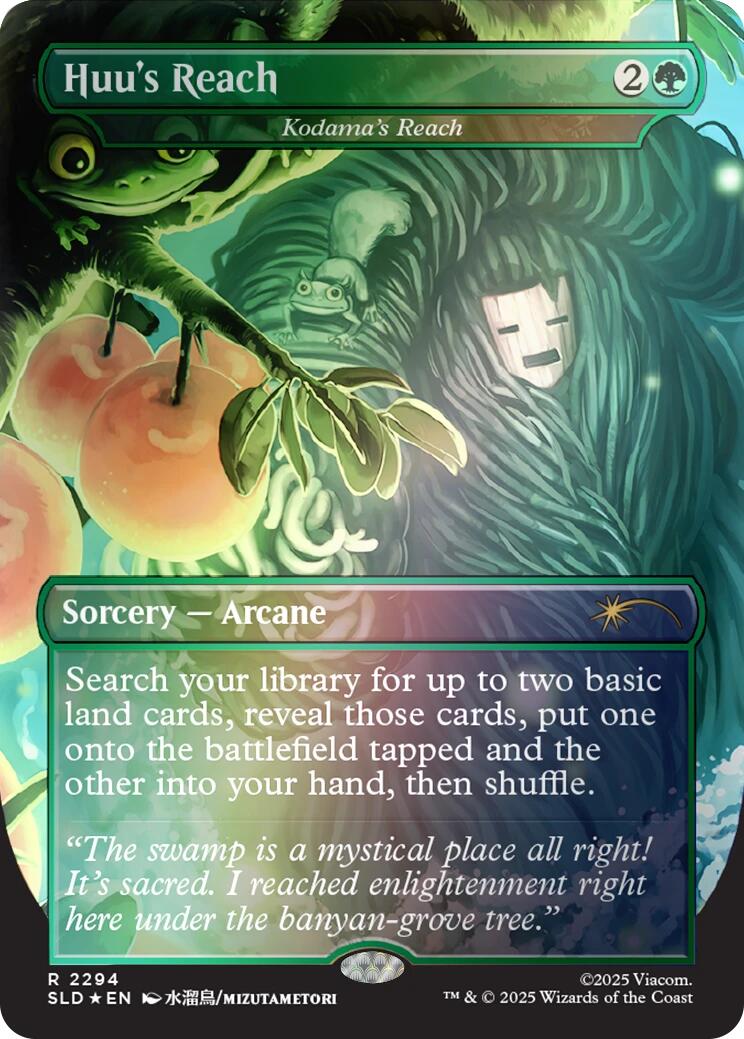 Huu's Reach - Kodama's Reach (Rainbow Foil) [Secret Lair Drop Series] | Total Play