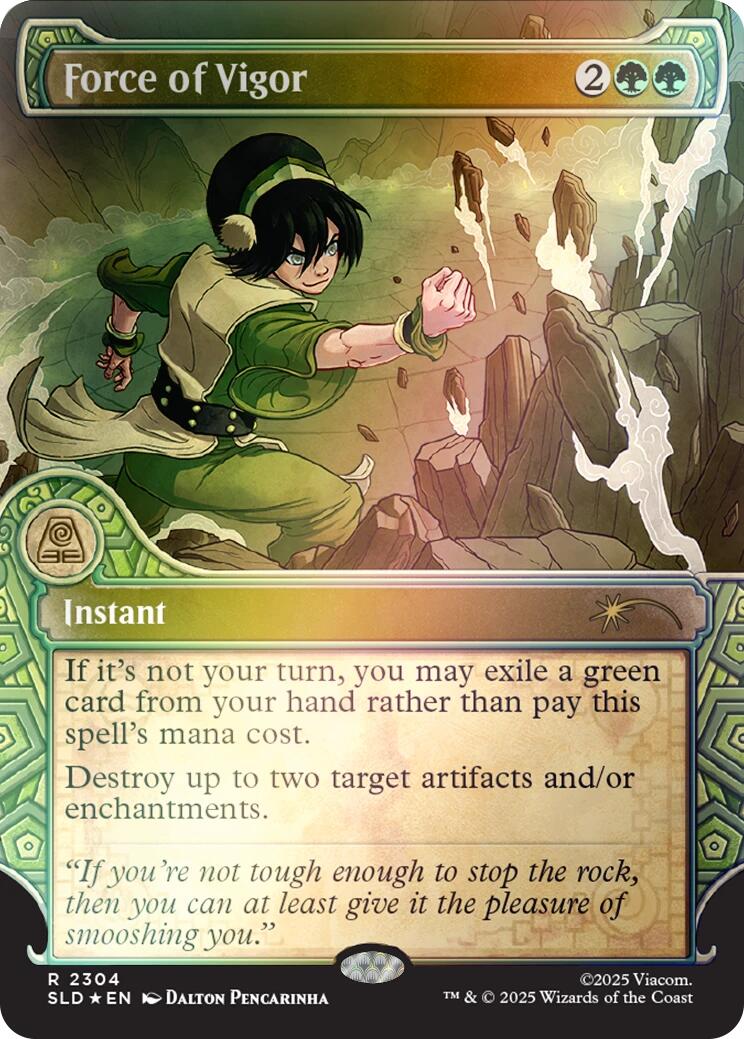 Force of Vigor (Rainbow Foil) [Secret Lair Drop Series] | Total Play