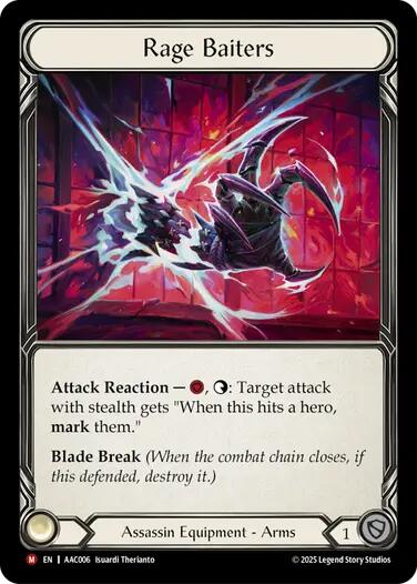 Rage Baiters [AAC006] (Armory Deck: Arakni)  Rainbow Foil | Total Play