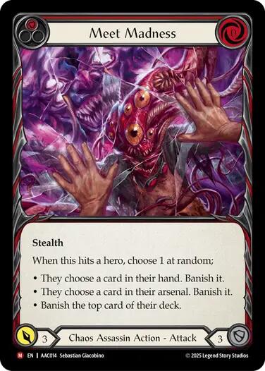 Meet Madness [AAC014] (Armory Deck: Arakni) | Total Play