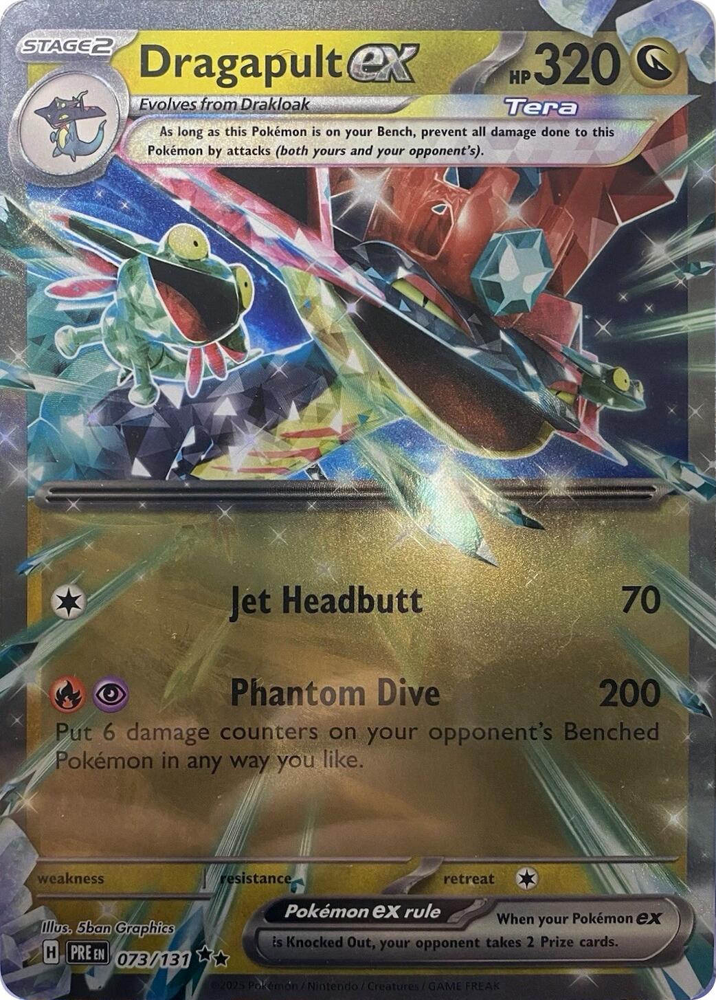 Dragapult ex (073/131) (Jumbo Card) [Scarlet & Violet: Prismatic Evolutions] | Total Play