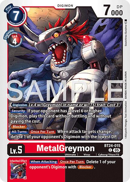 MetalGreymon [BT24-015] [Time Stranger] | Total Play