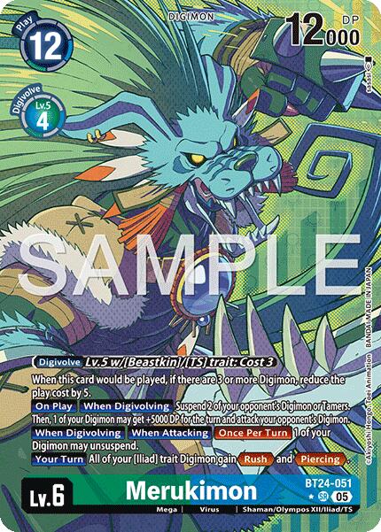 Merukimon [BT24-051] (Alternate Art) [Time Stranger] | Total Play