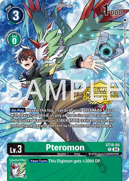 Pteromon [ST18-04] (Championship 25-26 Season 2 Tamers Pack) [Starter Deck: Guardian Vortex] | Total Play
