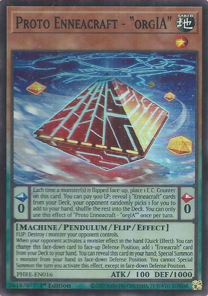 Proto Enneacraft - "orgIA" (Super Rare) [PHRE-EN016] Super Rare | Total Play
