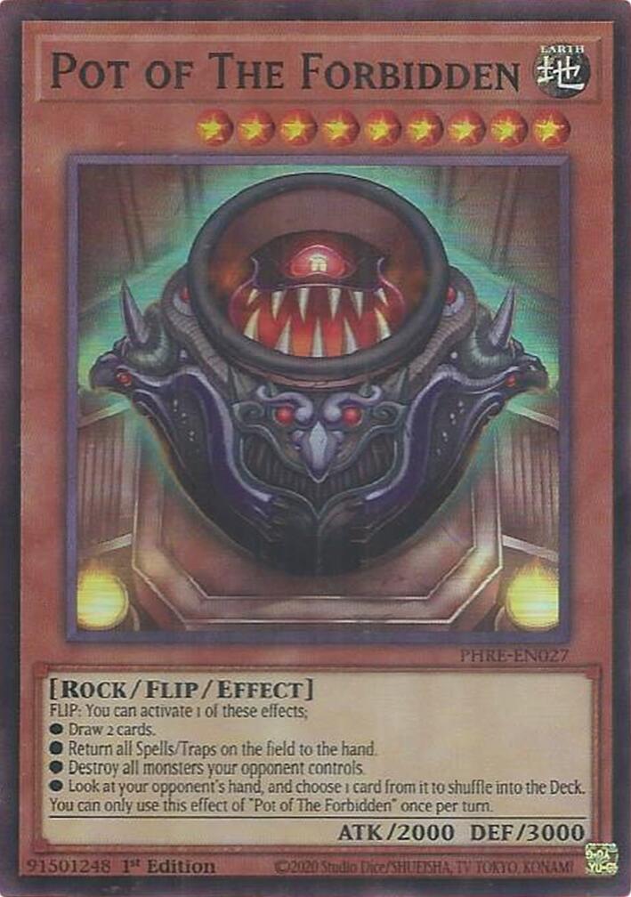 Pot of The Forbidden (Super Rare) [PHRE-EN027] Super Rare | Total Play