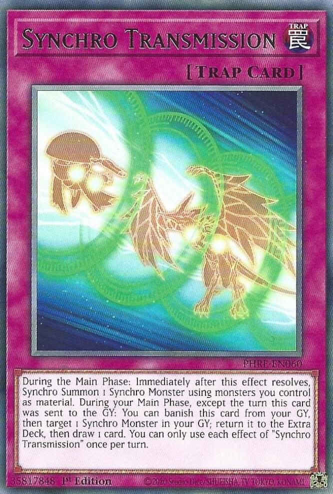 Synchro Transmission [PHRE-EN060] Rare | Total Play