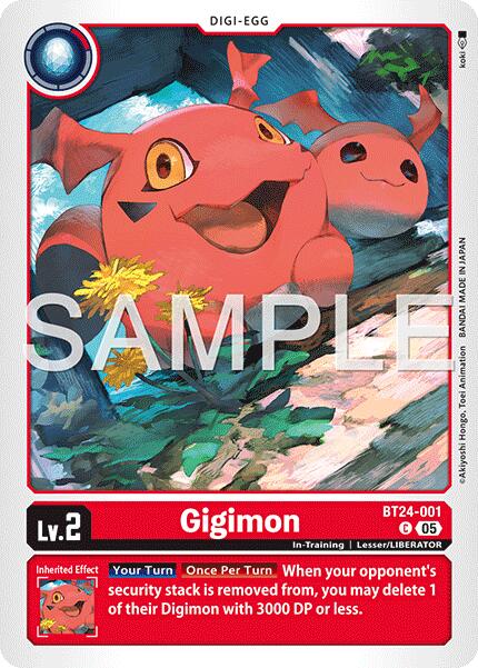 Gigimon [BT24-001] [Time Stranger] | Total Play