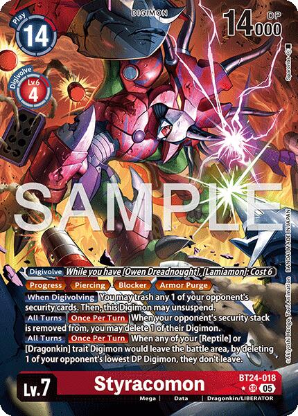 Styracomon [BT24-018] (Alternate Art) [Time Stranger] | Total Play