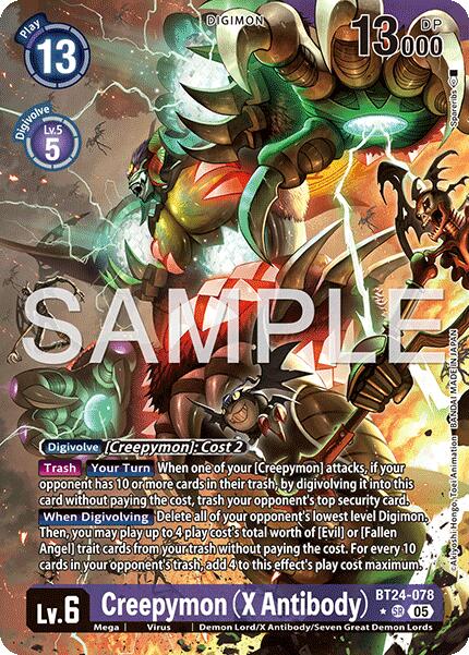 Creepymon [BT24-078] (X Antibody) (Alternate Art) [Time Stranger] | Total Play
