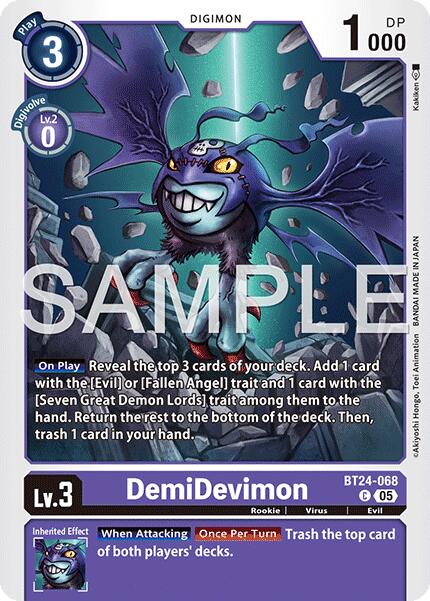 DemiDevimon [BT24-068] [Time Stranger] | Total Play