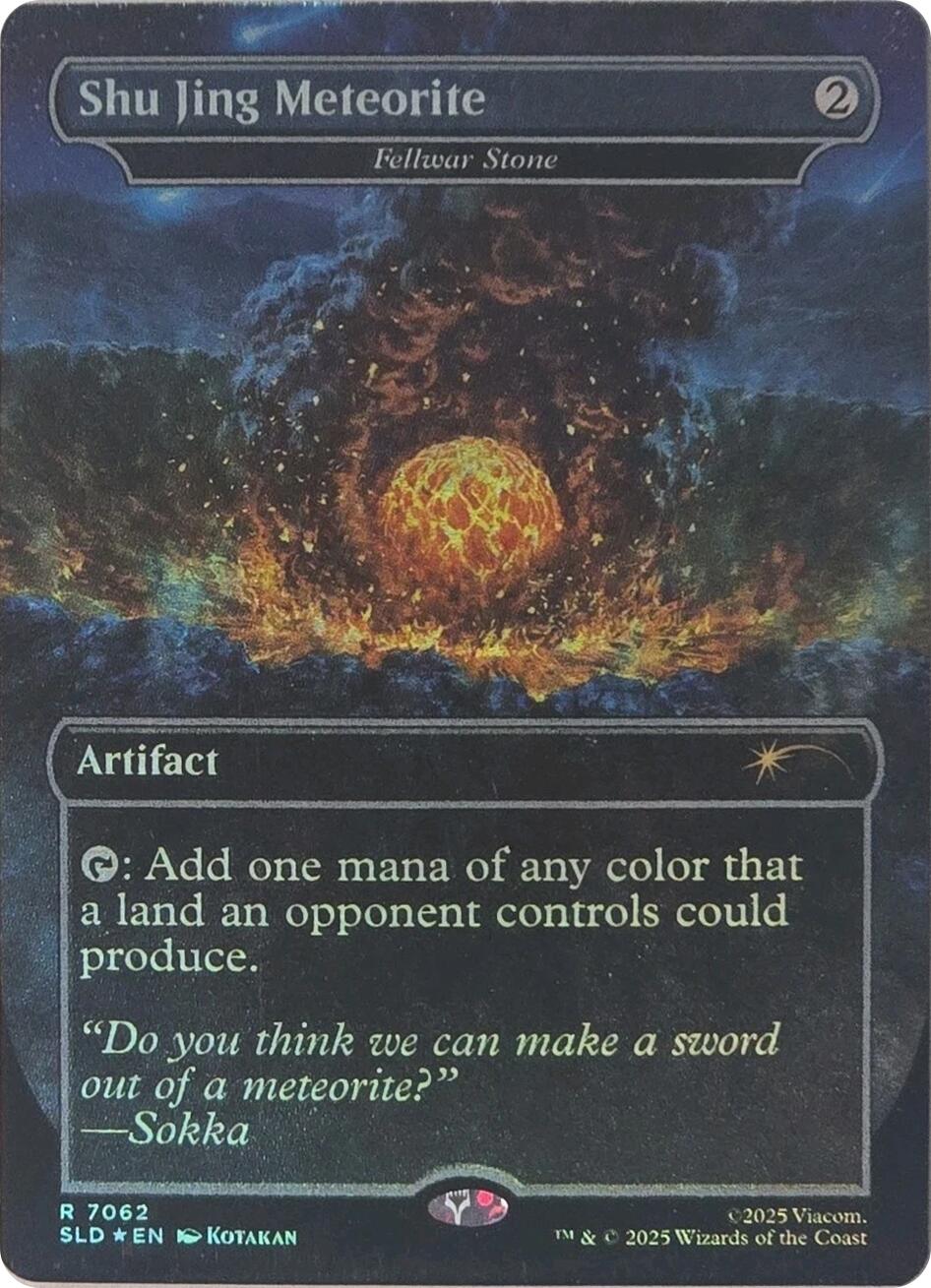 Shu Jing Meteorite - Fellwar Stone (Rainbow Foil) [Secret Lair Drop Series] | Total Play