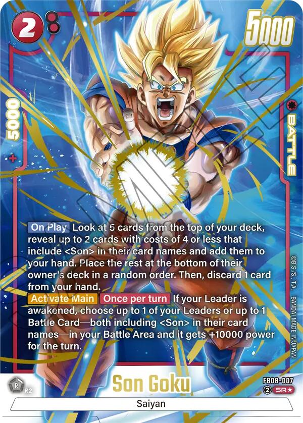 Son Goku (FB08-007) (Alternate Art) [Saiyan's Pride] | Total Play