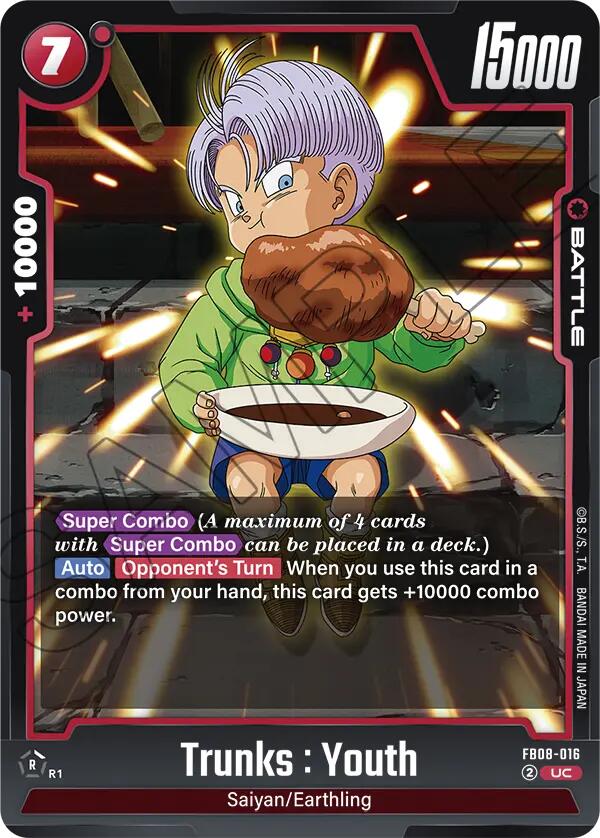 Trunks : Youth (FB08-016) [Saiyan's Pride] | Total Play