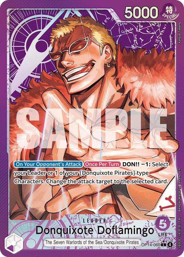 Donquixhote Doflamingo (Alternate Art) [The Azure Sea's Seven] | Total Play