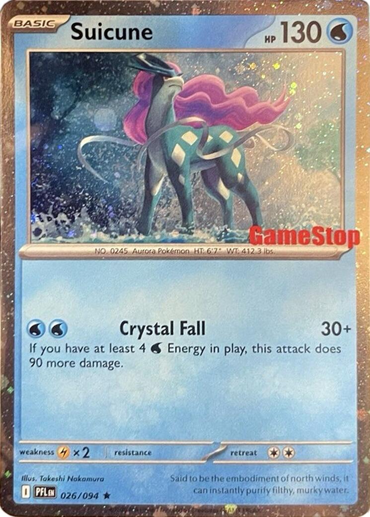 Suicune (024/131) (Cosmos Holo) (GameStop Exclusive) [Miscellaneous Cards] | Total Play