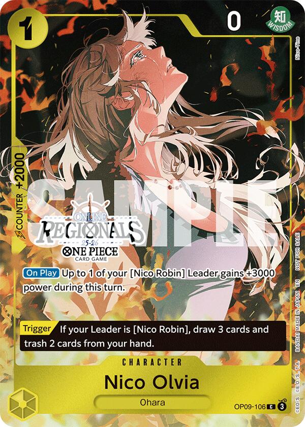 Nico Olvia (Online Regional Participation Pack 2025 Vol.1) [One Piece Promotion Cards] | Total Play